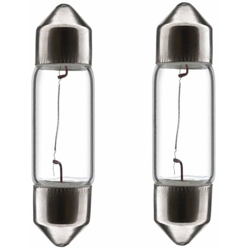 2x Ampoule 6v 5w Sv7 8mm X 28mm Navette Voiture Moto Remorque Tracteur Éclairage Universel Lumière