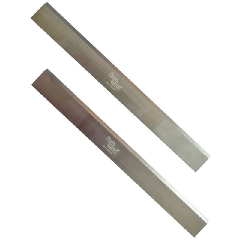 Diamwood – Fers De Rechange Pour Raboteuse 250 X 30 X 3 Mm – Acier Hss Pour Bois Dur Et Tendre – Lot De 2 Lames Réaffûtables