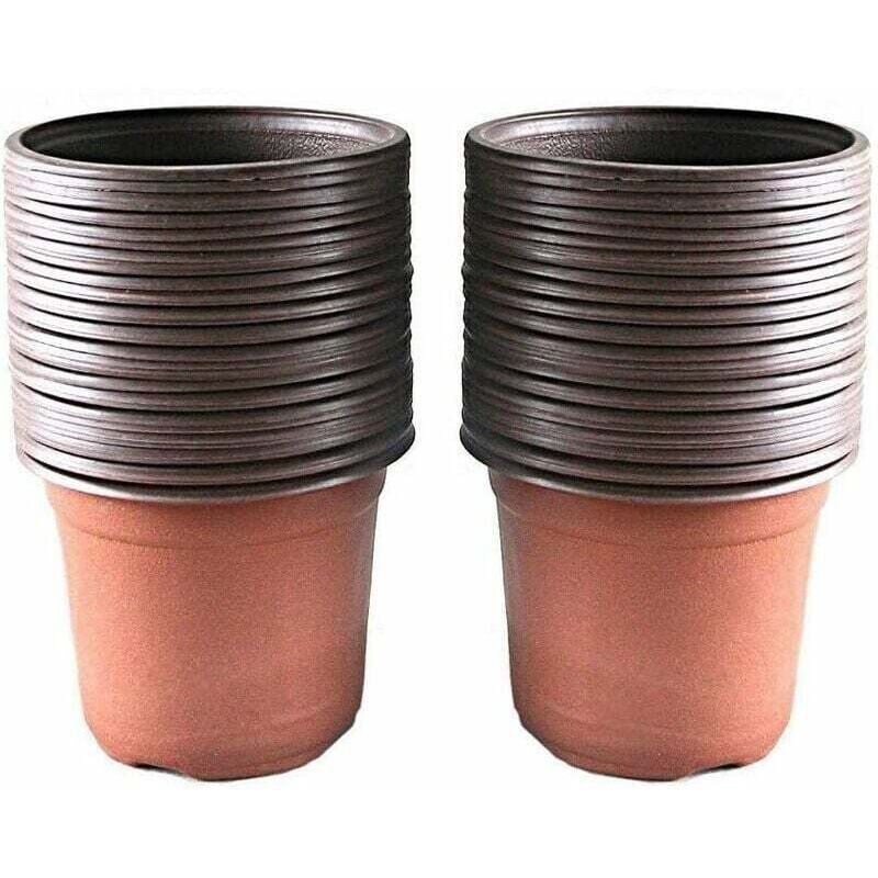 Lot De 100 Pots En Plastique Pour Semis Et Plant, 10 Cm - Lot De 100 Pots En Plastique Pour Semis Et Plant, 10 Cm
