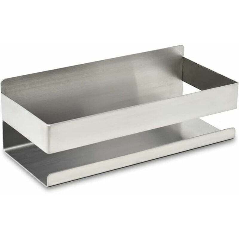 Ccykxa – Étagère De Douche En Acier Inoxydable – Rangement Chromé Sans Perçage – Dimensions 23x9x7,5 Cm – Résistante À La Rouille