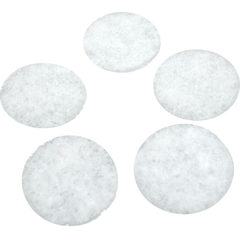 Brizz – Filtres Plats Pour Bouches D'Extraction Vmc – Lot De 5 Pièces – Bouche 125 (ø 210 Mm) – Matériau Polyester – Filtration G3