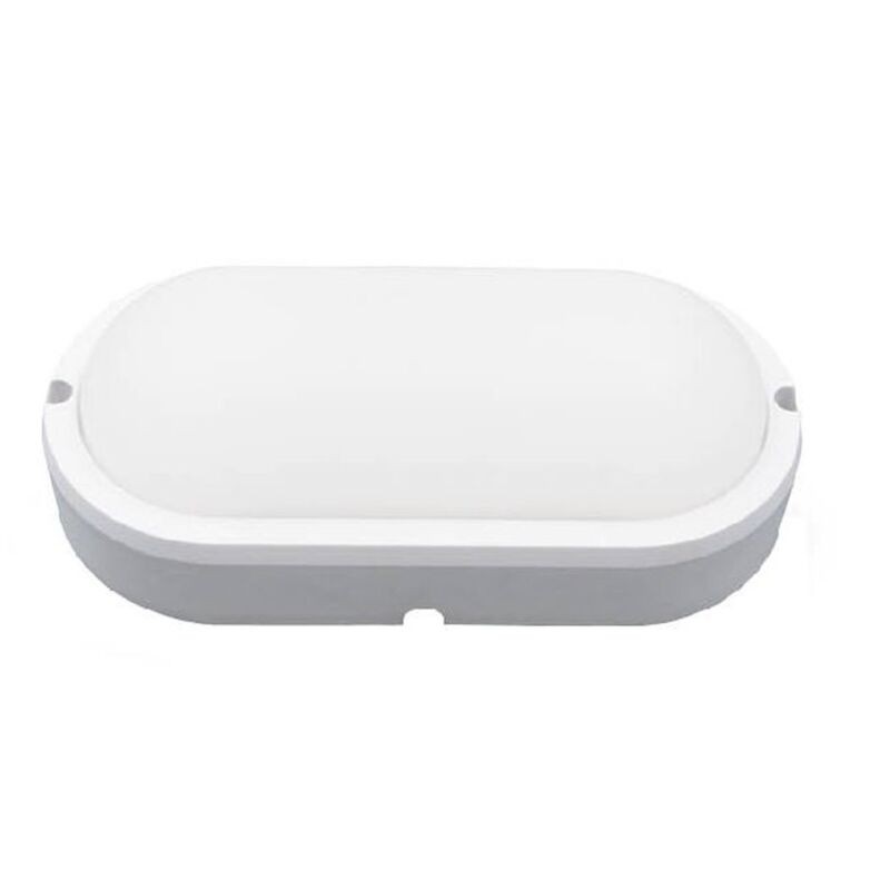 Applique Ovale Led Mushie 12w 6500k Ip65 - Applique Ovale Led Mushie 12w 6500k Ip65