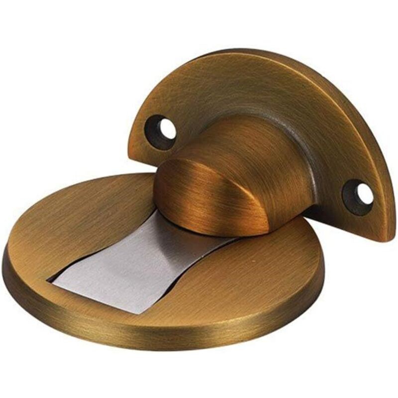 Litzee – Butée De Porte Magnétique En Acier Inoxydable 304 – Installation Sans Perçage – Pour Fissures De Porte De 5 À 18 Mm – Résistante Aux Rayures
