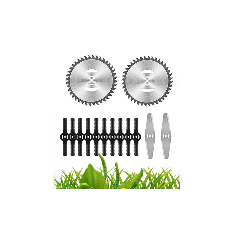Ouylaf – Accessoire Pour Coupe-bordure – Lames De Désherbeur Électrique – Manche Télescopique Léger – Pour Herbes Épaisses Et Bordures Précises