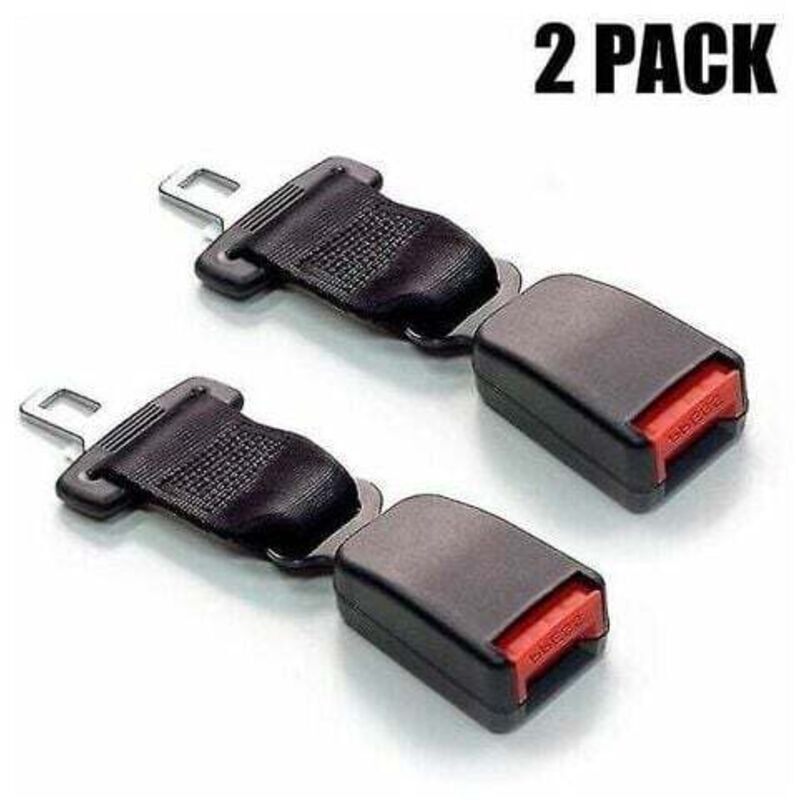 2pack Rallonge De Ceinture De Sécurité, Rallonge De Ceinture De Sécurité De Voiture, Boucle De Ceinture De Sécurité 23cm,