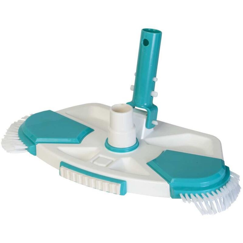 Gre-pools Tête De Balai Verte Avec Brosses Latérales Piscine - Gre-pools Tête De Balai Verte Avec Brosses Latérales Piscine