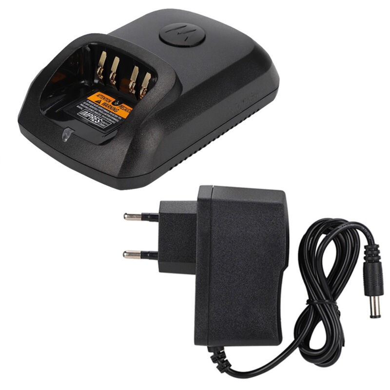 Eosnow – Chargeur De Talkie-walkie 100-240v – Compatible Motorola Xir P8268 Dp4400 Dp4800 Dp4801 Dep550 – Indicateur De Charge Intégré