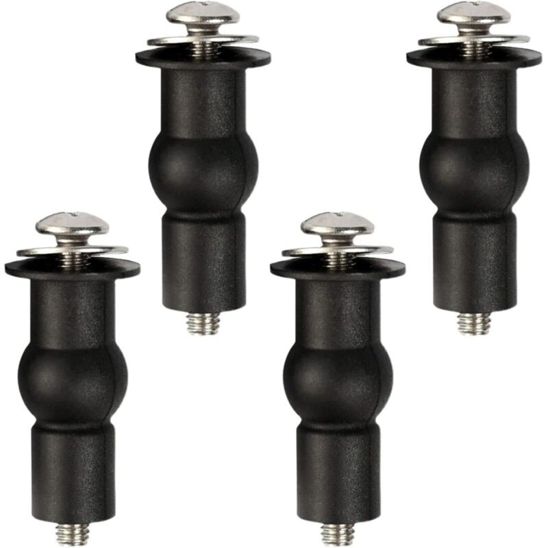 Memkey – Fixation Pour Wc En Caoutchouc Et Acier Inoxydable – Kit De Vis D'Expansion Pour Ouvertures 13 À 18 Mm – Remplacement Pièces De Toilette