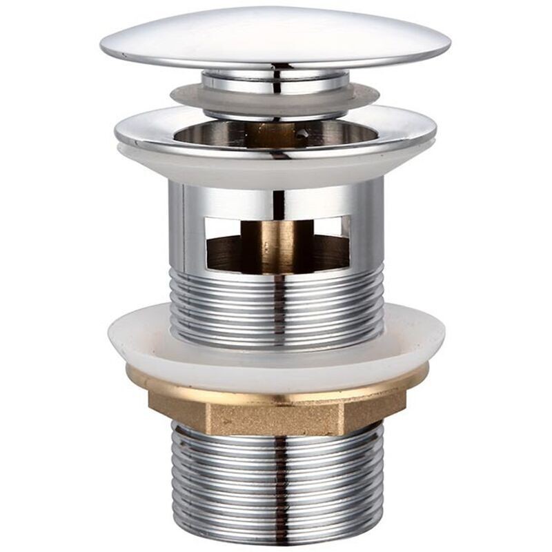 Vidage Universel Avec Trop-plein Pour Lavabos & Meubles Sous-vasques Robinet De Vidage Escamotable Robinet Click Clack Robinet De Vidage En Cuivre