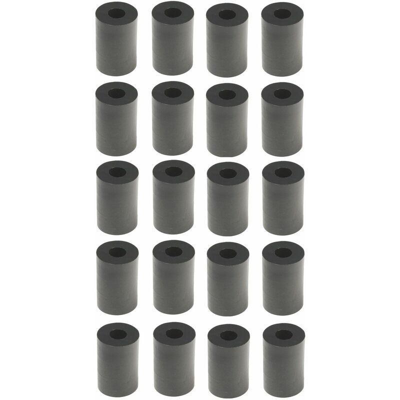 Cyclingcolors – Lot De 20 Entretoises En Plastique M6 – Diamètre 10mm – Hauteur 12mm – Pour Fixation Précise Et Durable