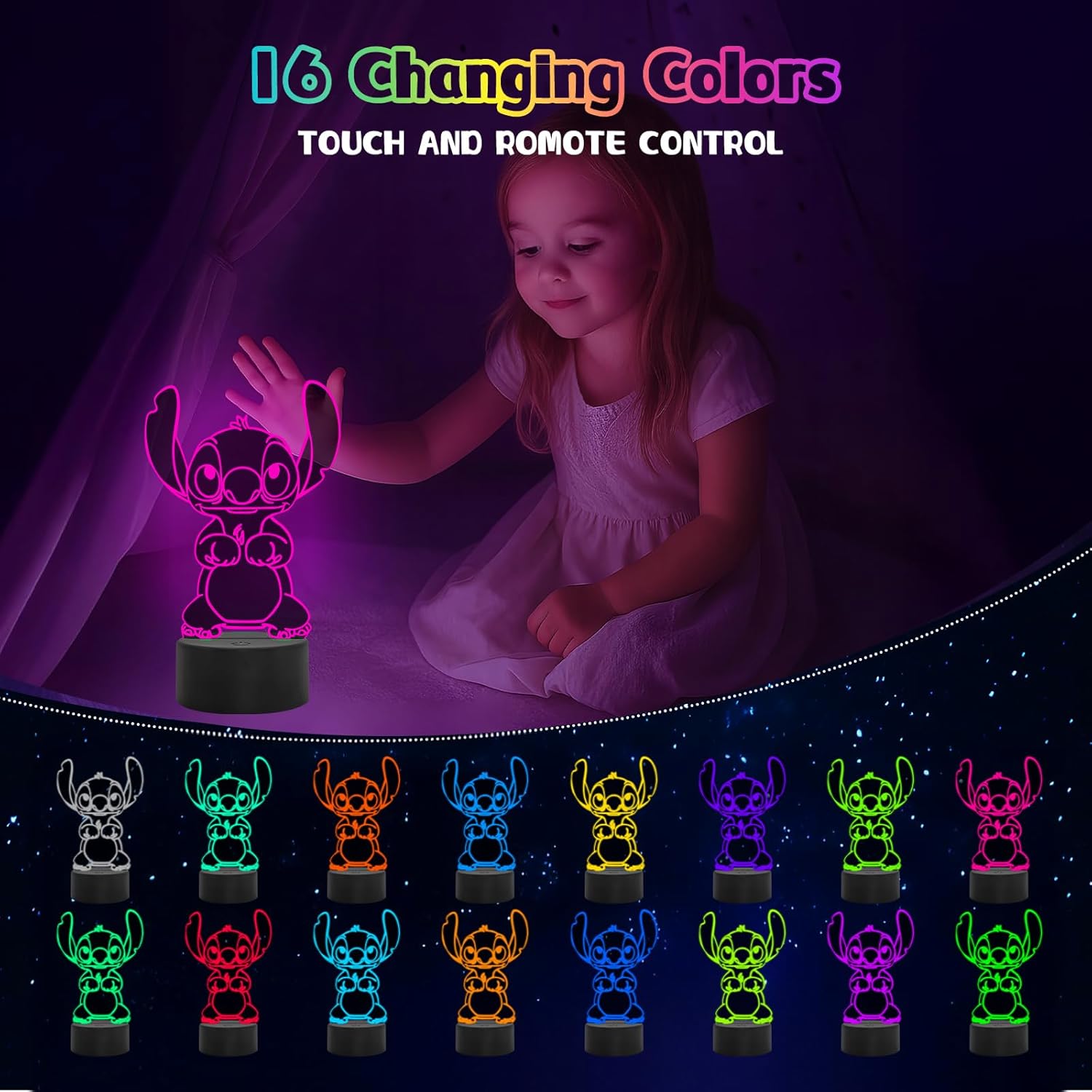 Projecteur De Ciel Étoilé Led - Veilleuse À Vagues - 16 Couleurs, 30 Effets Avec Télécommande - Décoration Pour Chambre D'Enfant, Chambre À Coucher,