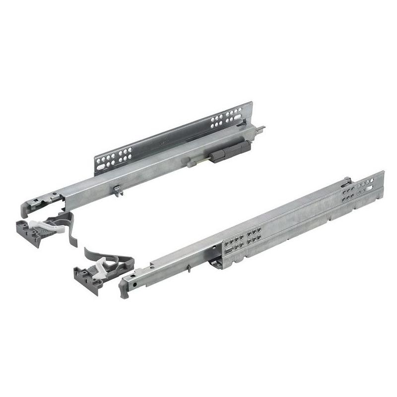 Futura Push Verdeckte Schubladenschiene Mit 3/4"-auslass Und Trennhebel 6157 - Länge: 450 Mm -