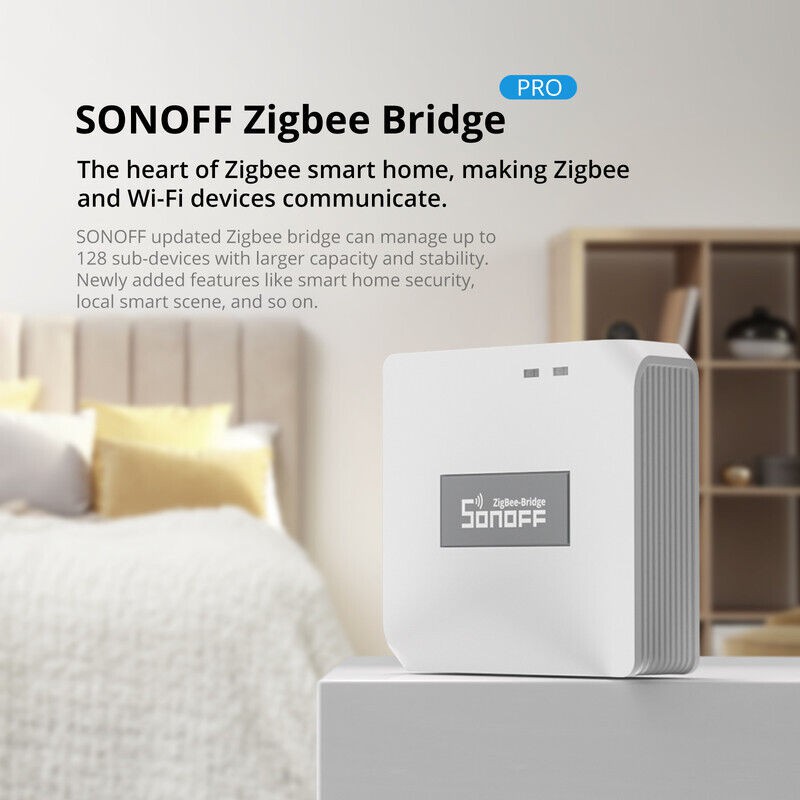 Sonoff Zigbee Hub, Zigbee 3.0 Smart Gateway Bridge Pro, Zigbee Gateway, Unterstützt Dual-protokoll Für Wifi Und Zigbee, Kompatibel Mit Zigbee-geräten