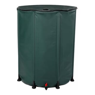 floraworld Faltbare Regentonne 500 L, 80 x 98 cm, grün -