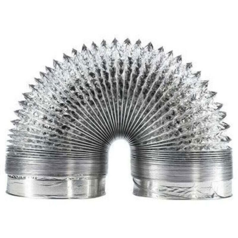 Aluminium-lüftungskanal – Durchmesser 150 Mm – Länge 5 M – Mehrschichtiges Aluminium