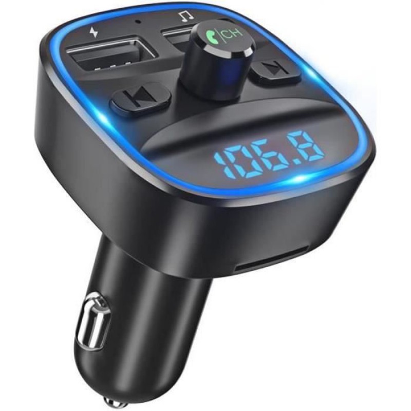 Bluetooth-fm-transmitter – Radioadapter – Kfz-ladegerät – Freisprecheinrichtung – Sd/usb