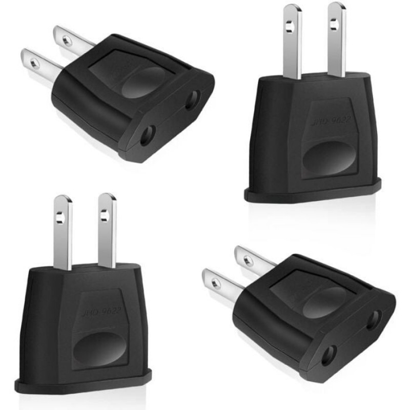 Europäisch-amerikanischer Reiseadapter – 4er-pack – Stecker Typ E/f – 6 A – 100–250 V – Ce- Und Rohs-zertifiziert