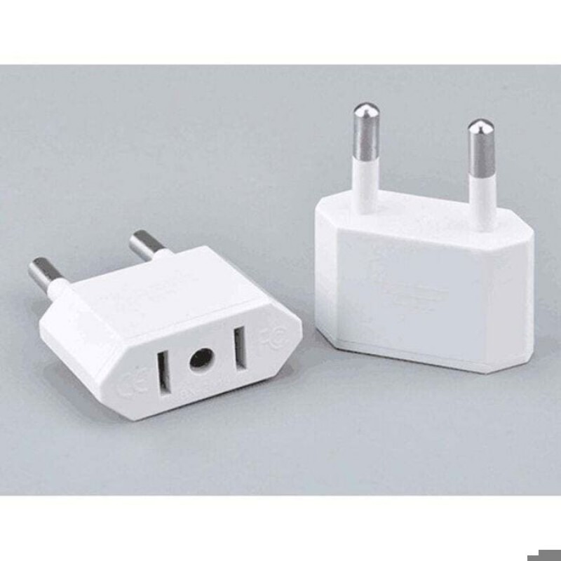 Us-zu-eu-steckeradapter – Zor® – 2er-pack – Kompakt – Tragbar – Kompatibel Mit Frankreich, Deutschland Und Polen