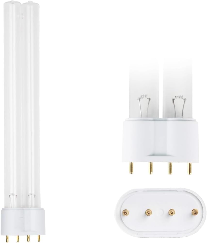 Uv-sterilisationslampe – 1 Stück – Quarzglas, 55 W – Wasserklärung – Teich Und Aquarium – Länge 53,5 Cm