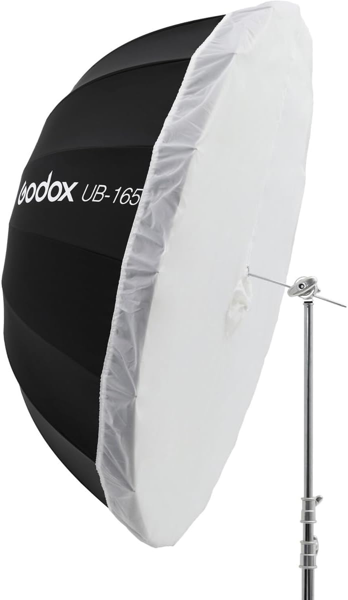 Schirmdiffusor – 1 Stück – Lichtdurchlässiger Stoff – Softbox-effekt – Professionelles Foto- Und Videostudio – 165 Cm