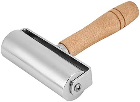 Handroller Aus Leder – 1 Stück – Kohlenstoffstahl Und Holz – Kantenglättung Und Verklebung – Für Lederhandwerker – Ergonomischer Griff
