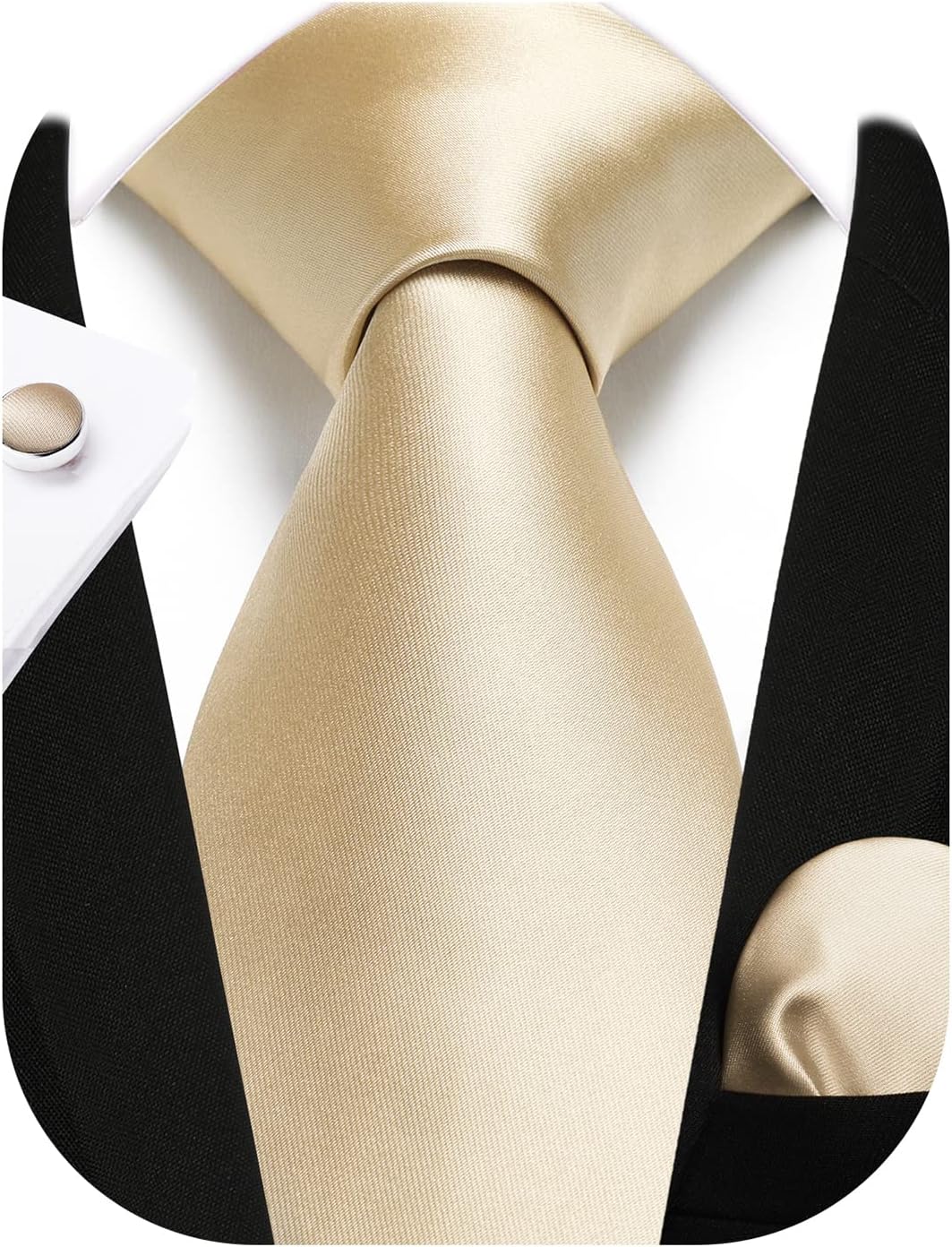 Herrenkrawatten-set – 3-teilig – Seidiger Stoff Mit Paisley-muster – Professionelle Eleganz – Für Hochzeit Und Business – 150 X 8,5 Cm