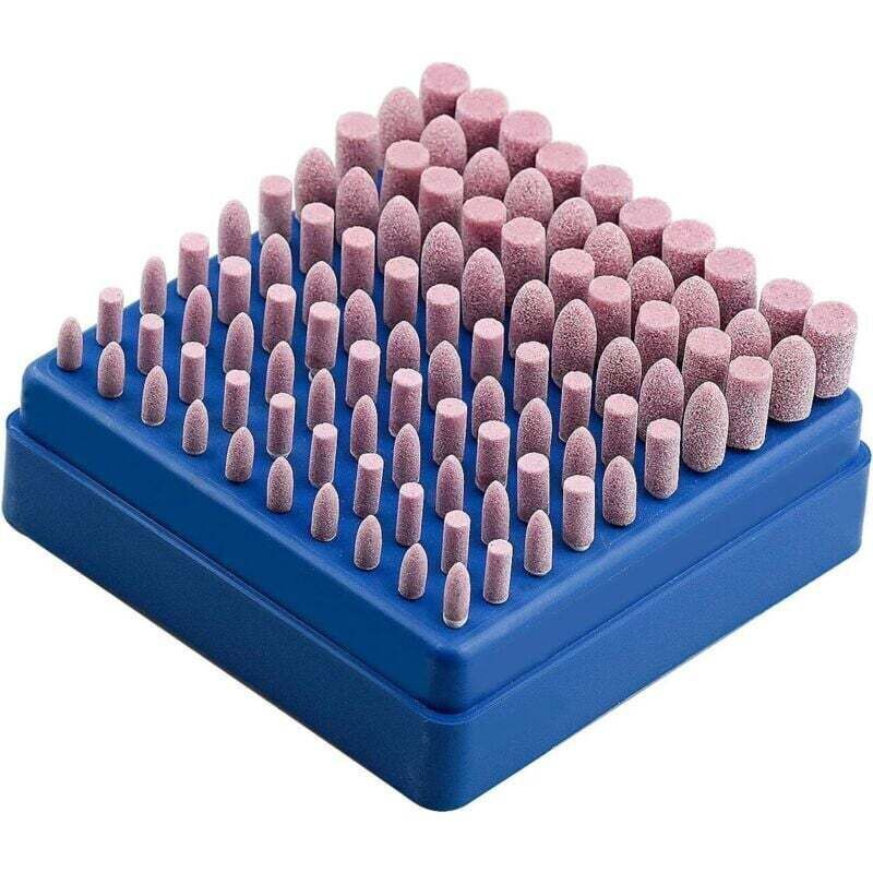Lot De 100 Meules Abrasives Pour Outils Rotatifs Dremel, Tige De 3 Mm - Lot De 100 Meules Abrasives Pour Outils Rotatifs Dremel, Tige De 3 Mm