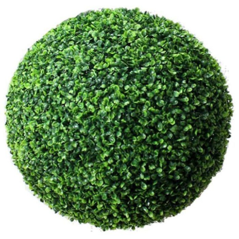 Künstliche Grüne Pflanzenkugel, Formschnittkugel Mit Blatteffekt, Für Den Außenbereich, Hochzeitsdekoration (10 Cm)