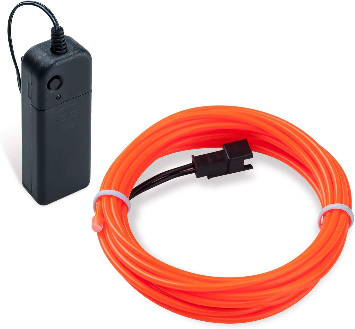 5 M Lange, Flexible Orangefarbene Led-neon-lichterkette – Gleichmäßige Ausleuchtung, 3 Fernsteuerbare Modi – Dekoration Für Drinnen Und Draußen, Z.