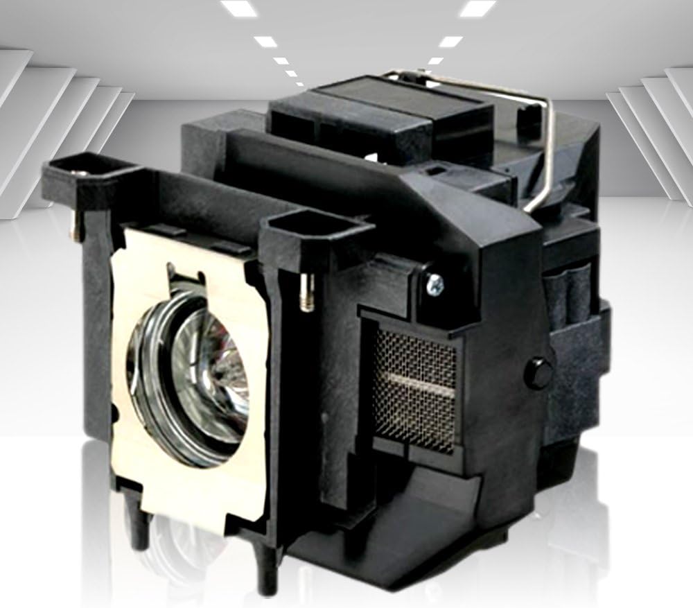 Kompatible Epson Elplp67 Projektorlampe – 1 Stück – Mit Gehäuse – Hohe Helligkeit Und Lange Lebensdauer – Für Heimkino Und Büro – Modell V13h010l67