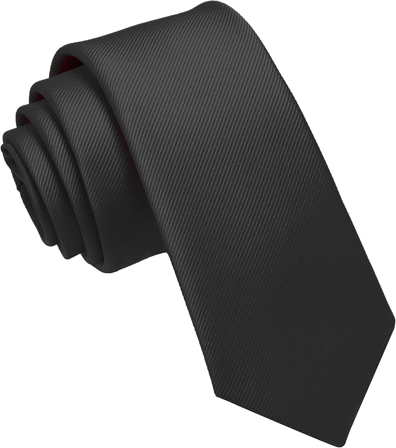 Herrenkrawatte 6 Cm – 1 Stück – Seidiges Polyester – Extra Schmales, Elegantes Design – Für Büro Und Formelle Anlässe – 147 X 6 Cm