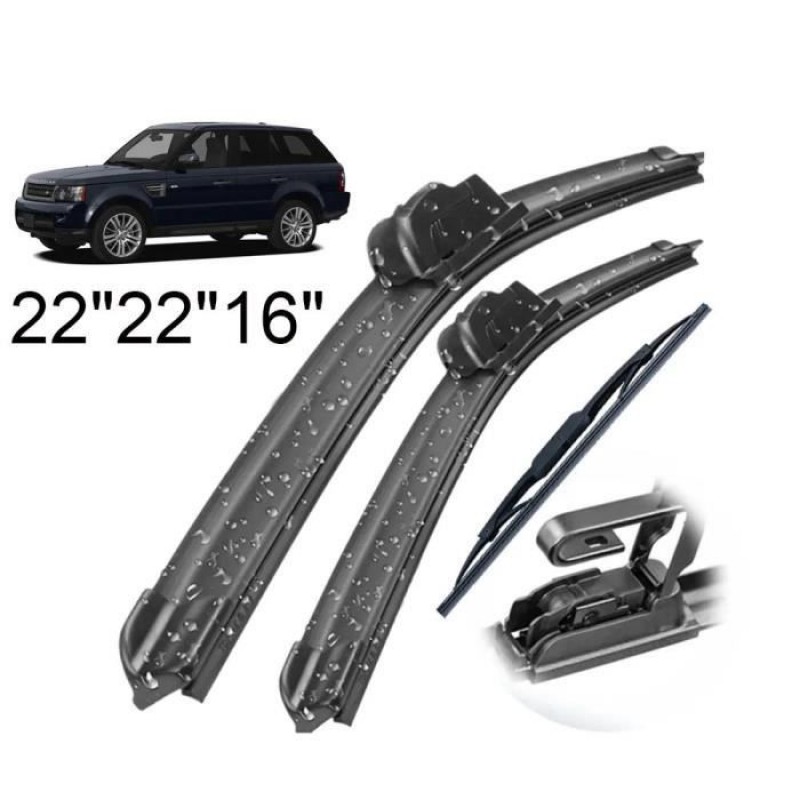 Satz Mit 3 Scheibenwischerblättern Für Vorne Und Hinten Für Land Rover Range Rover Sport 2005-2012