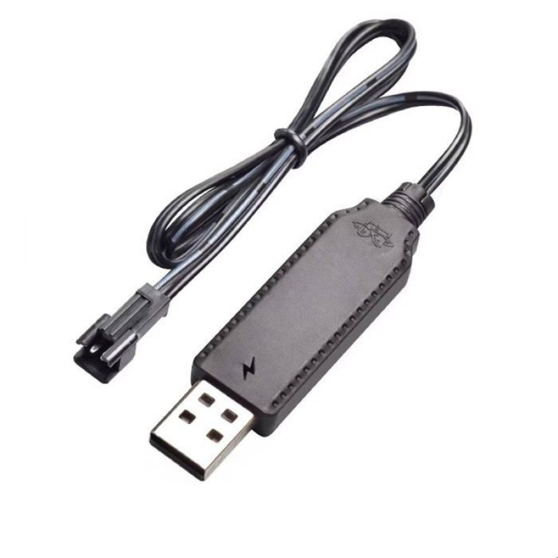 Akkuladekabel, Usb-ladekabel, 3,6 V/3,7 V, Geeignet Für Wiederaufladbare Lithium-polymer-akkus, Sm-2-pin-anschluss