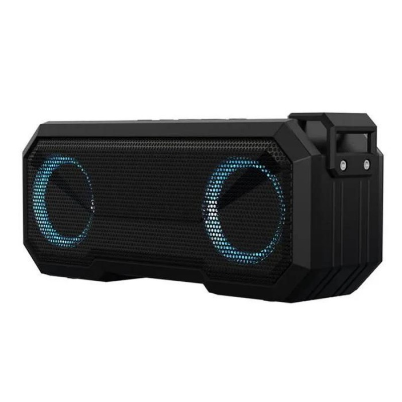 Tragbarer Bluetooth-lautsprecher, Ipx7 Wasserdicht, Leistungsstarker 16-w-basslautsprecher, Led-anzeige, Kabellos, Usb-anschluss, Fm-radio,