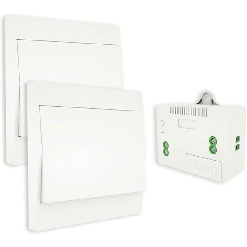 Kabelloser, Batterieloser, Wandmontierter Fernbedienungsschalter, Autarker Wandschalter, Keine Kommunikation Erforderlich, Sender