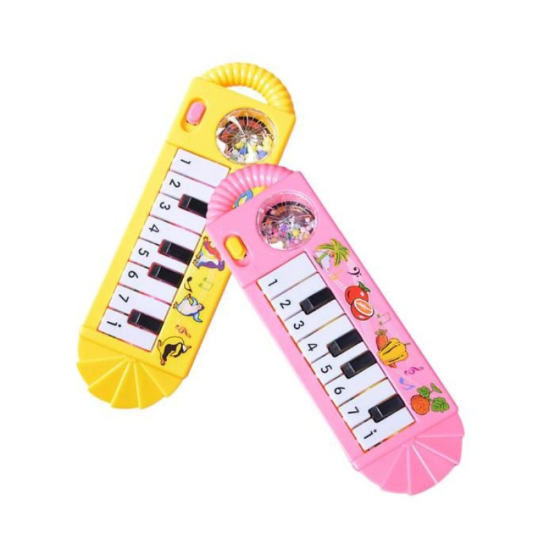 2-teiliges Elektronisches Keyboard-set Für Jungen Und Mädchen, Tragbar, Musikalisch, Pädagogisch Wertvoll, Tasten Zur Förderung Der