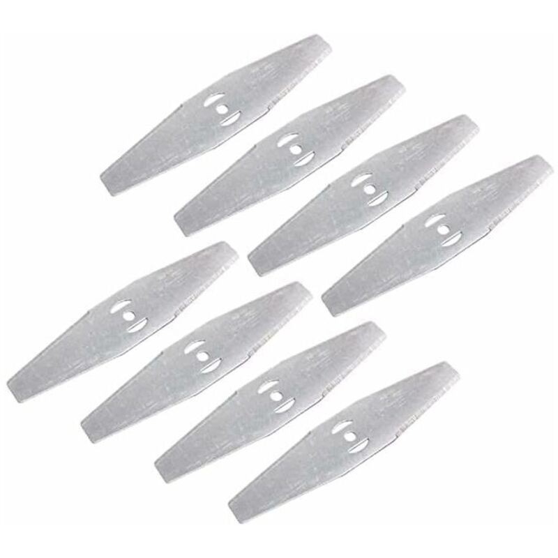 Gabrielle – Lame De Tondeuse À Gazon Métal 16pcs – Accessoire Pour Coupe-bordure – Longueur 150mm – Pour Agriculture Et Foresterie