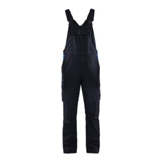 Blakläder Latzhose Industrie Stretch, marineblau / kornblau, Konfektionsgröße 25
