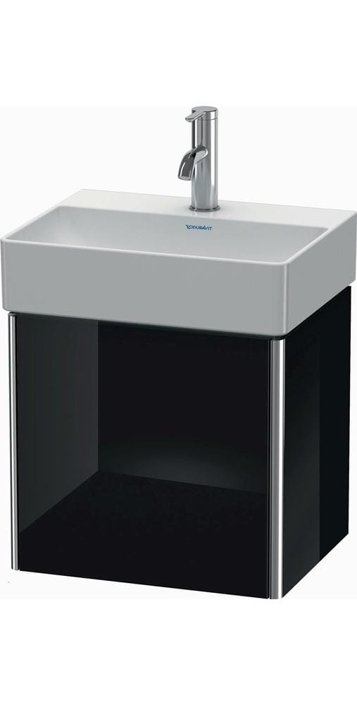 Duravit Waschtischunterschrank XSquare 43,4x34x39,7cm, wandhängend, Tür li, sw hgl