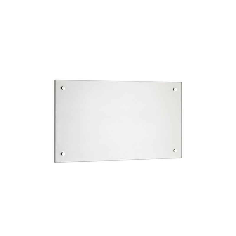 Melko – Cache-poêle En Verre De Sécurité 80 X 40 Cm – Pare-éclaboussures Résistant Aux Chocs – Verre Trempé 6 Mm – Facile À Nettoyer
