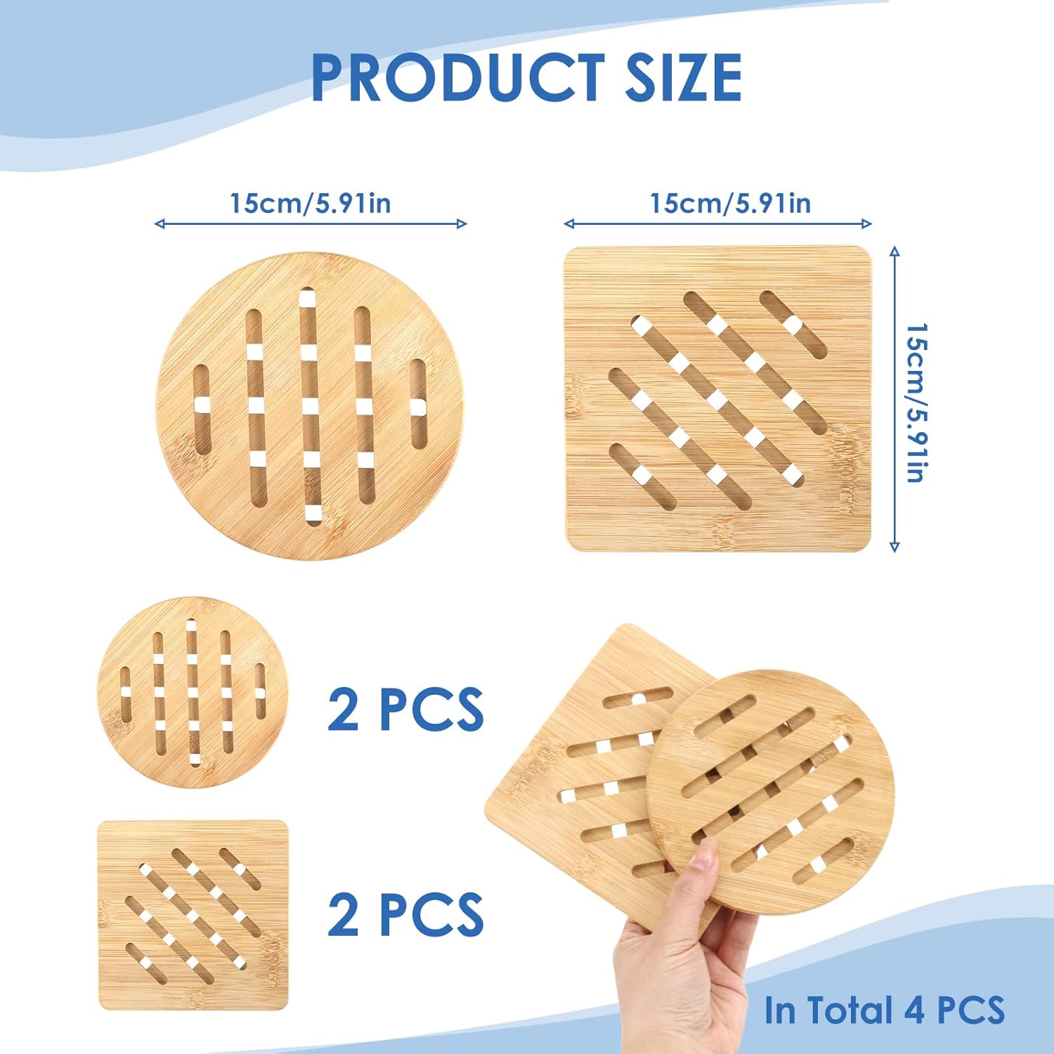 Ensemble De 4 Maniques En Silicone Jeiibrzui - Motif Arc-en-ciel - Résistantes À La Chaleur Et Antidérapantes - Protection Polyvalente Pour