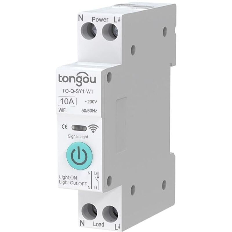 Interrupteur Wifi Intelligent, Télécommande Sans Fil Pour Téléphone Portable, Fonction De Minuterie Pour Appareils Électroménagers (10 A,sans