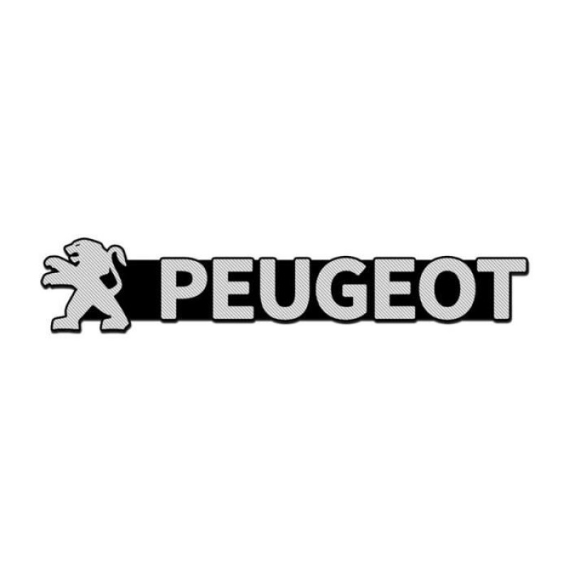 Set Mit 2 Metall-hupenaufklebern, Türgriffaufklebern, Auto-audio-modifikation, Innenausstattung Für Peugeot