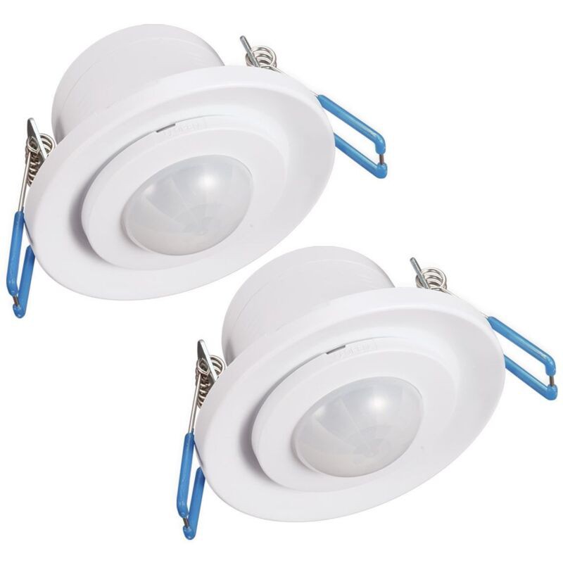 2er-pack Ip20-bewegungsmelder Mit Einstellbarer Helligkeit
