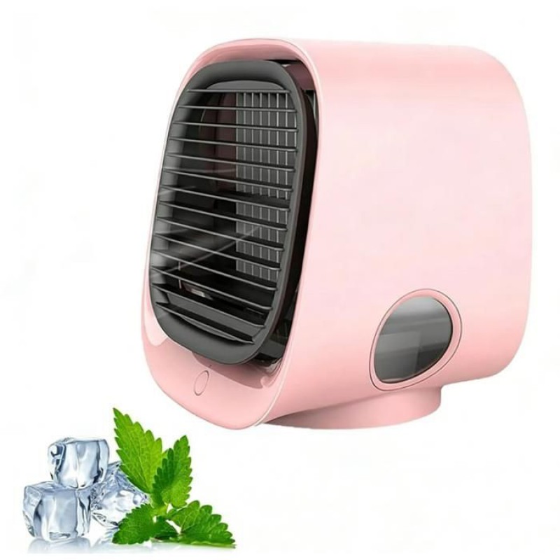 Easy Fresh Mini-klimaanlage – 300 Ml Luftkühler, 3 Geschwindigkeitsstufen – 7-farbiges Led-nachtlicht – Usb-anschluss