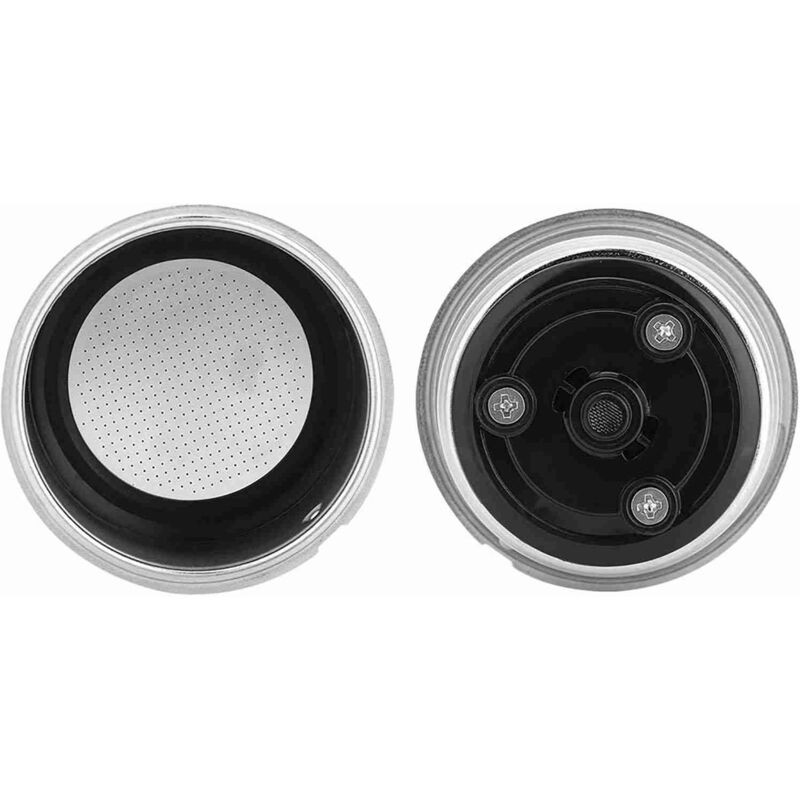 Topincn Panier De Filtre À Café, Tasses De Filtre À Café En Acier Inoxydable De 51 Mm, Filtre Amovible À Maille Ultra Fine, Remplacement De Panier De
