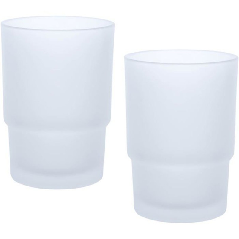 Zubehörset – Set Mit 2 Zahnbürstenhaltern Aus Glas, Badezimmeraccessoires
