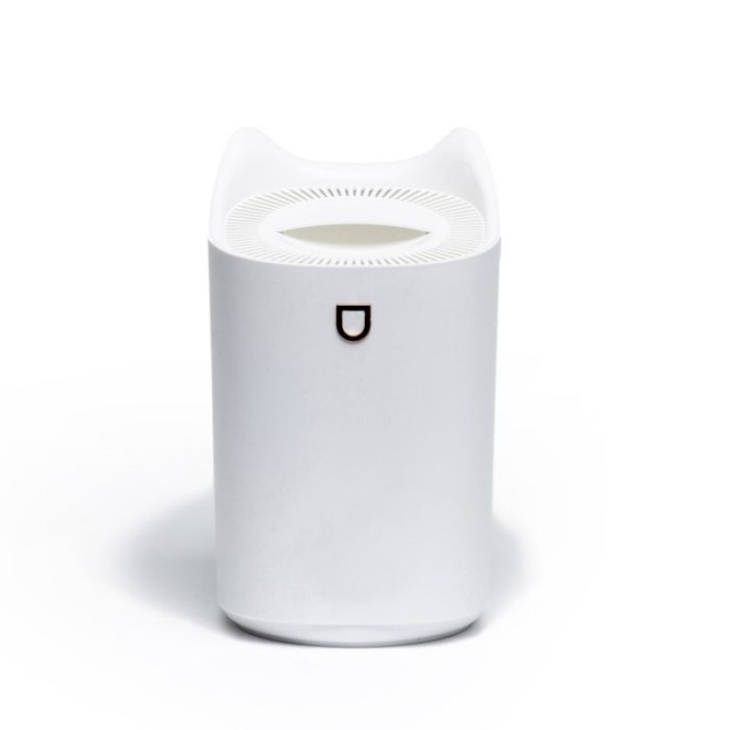 Extrem Leiser 3-liter-usb-luftbefeuchter Mit 7 Led-farben Und 2 Sprühdüsen, Bis Zu 24–48 Stunden Laufzeit.