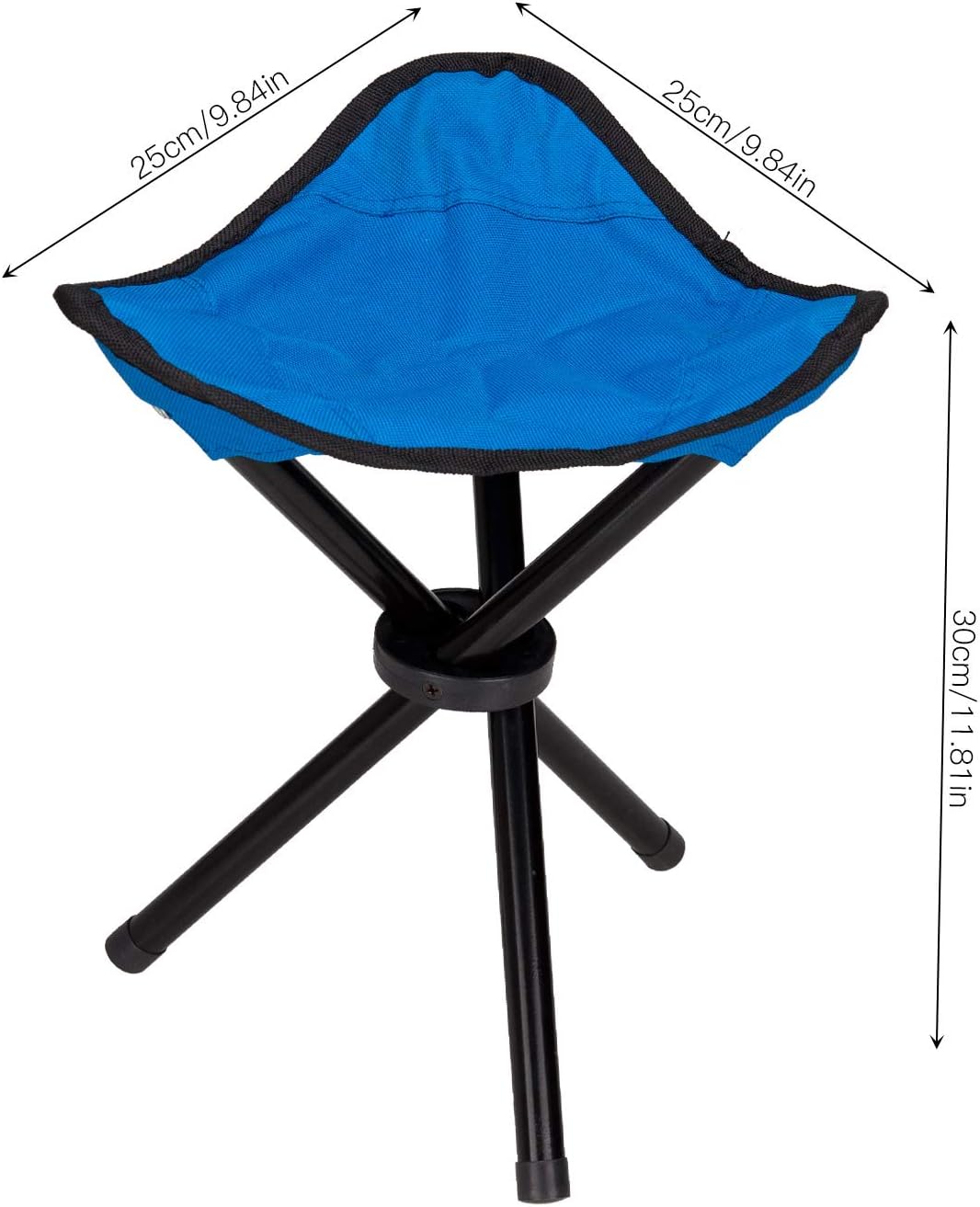 Tabouret Télescopique Arc-en-ciel Jeiibrzui Avec Led - Réglable De 6 Cm À 45 Cm - Portable - Idéal Pour Le Camping, La Pêche Et Le Jardin.