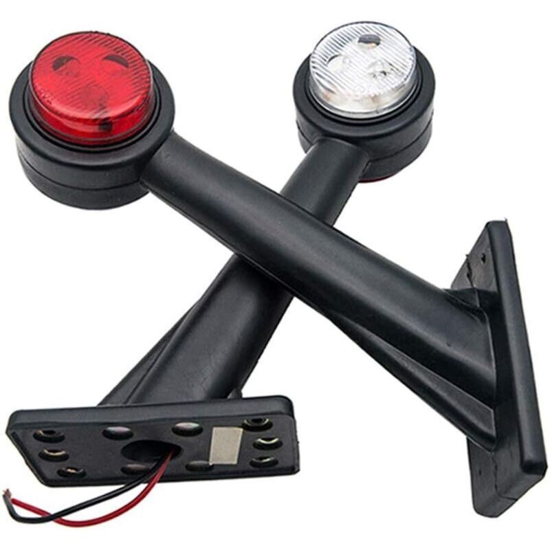 Lot De 2 Feux De Position Latéraux 12 V Led 15 Cm Pour Remorque Camion - Lot De 2 Feux De Position Latéraux 12 V Led 15 Cm Pour Remorque Camion